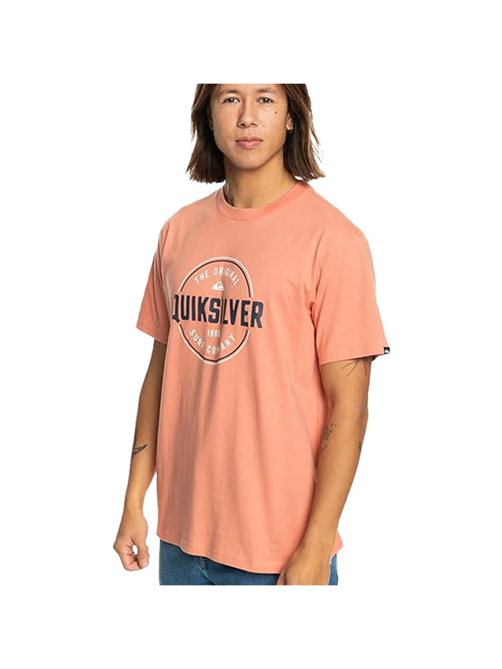 Kahverengi Circle Up Erkek Kırmızı Tişört-2