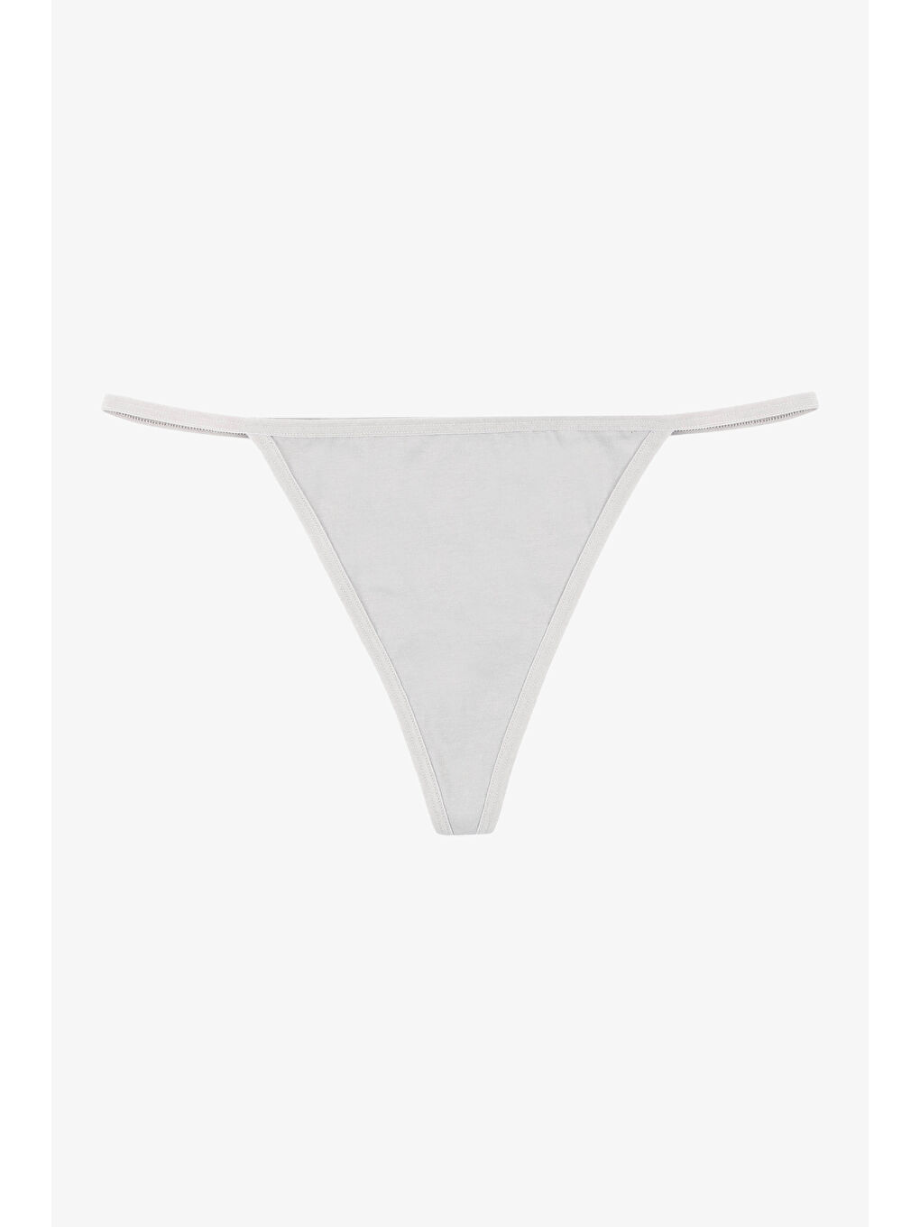 Lila Kadın Pamuklu Basic Tanga Külot 3'lü Paket-5