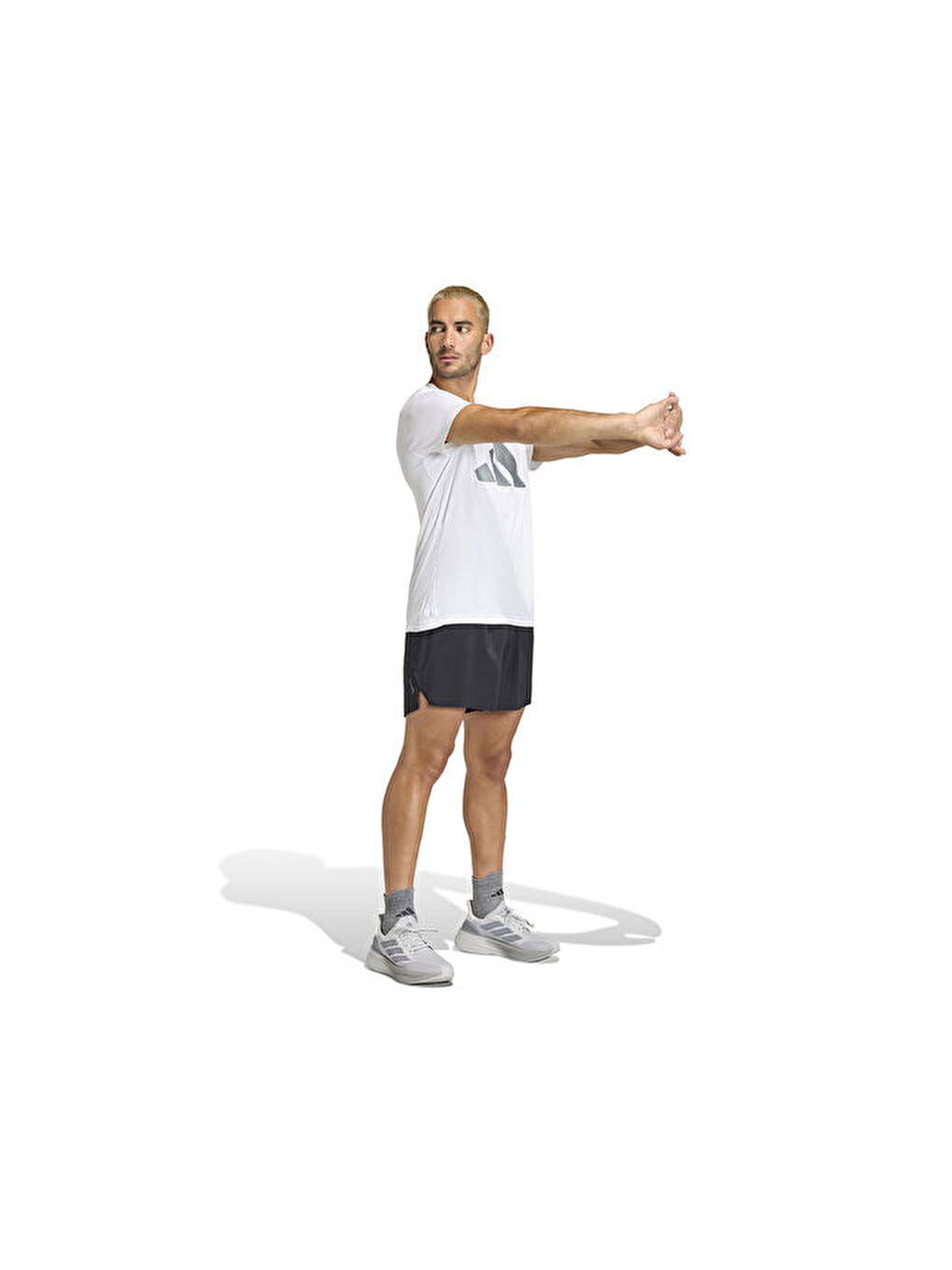 Run Ess Bl T M Erkek Koşu Tişörtü Ke3547 Beyaz-4