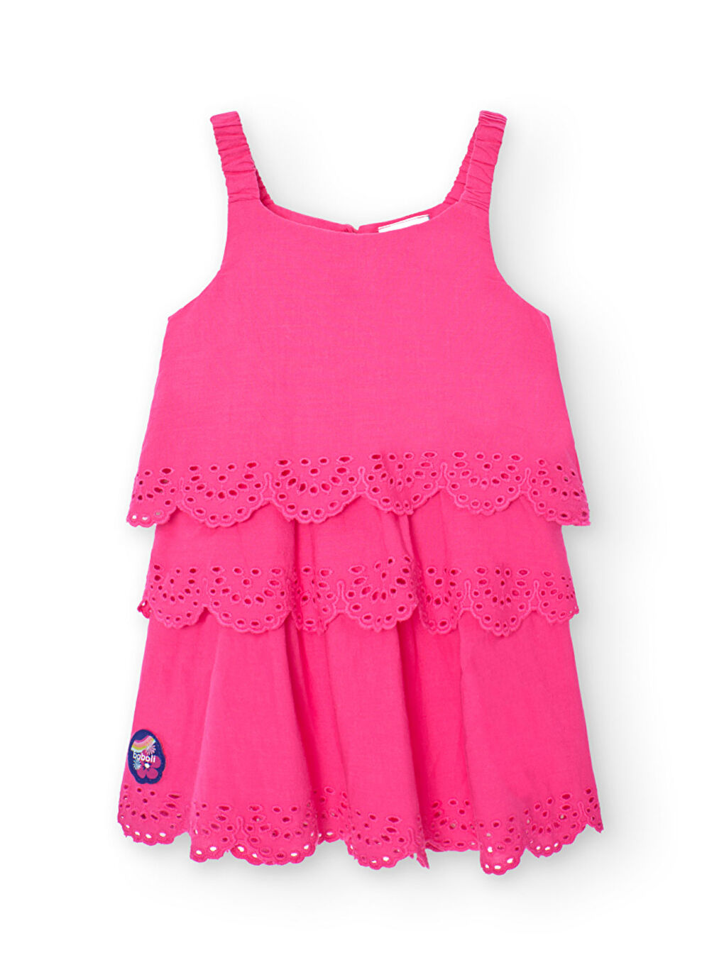 Pembe Kız Çocuk Elbise-1