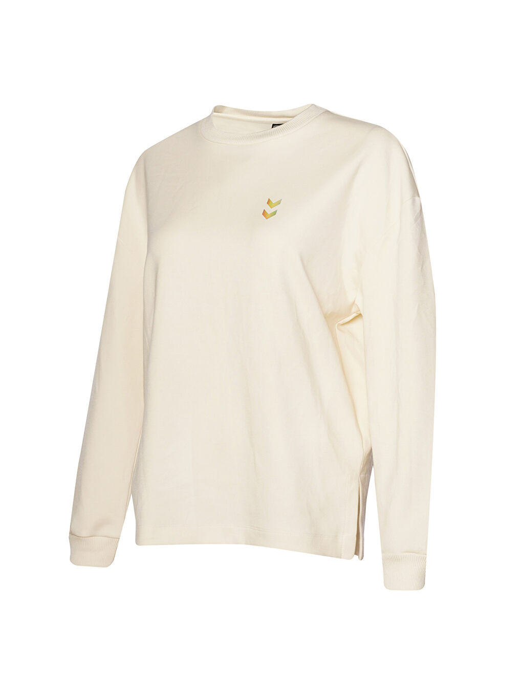 Melton Kadın Ekru Bisiklet Yaka Sweatshirt