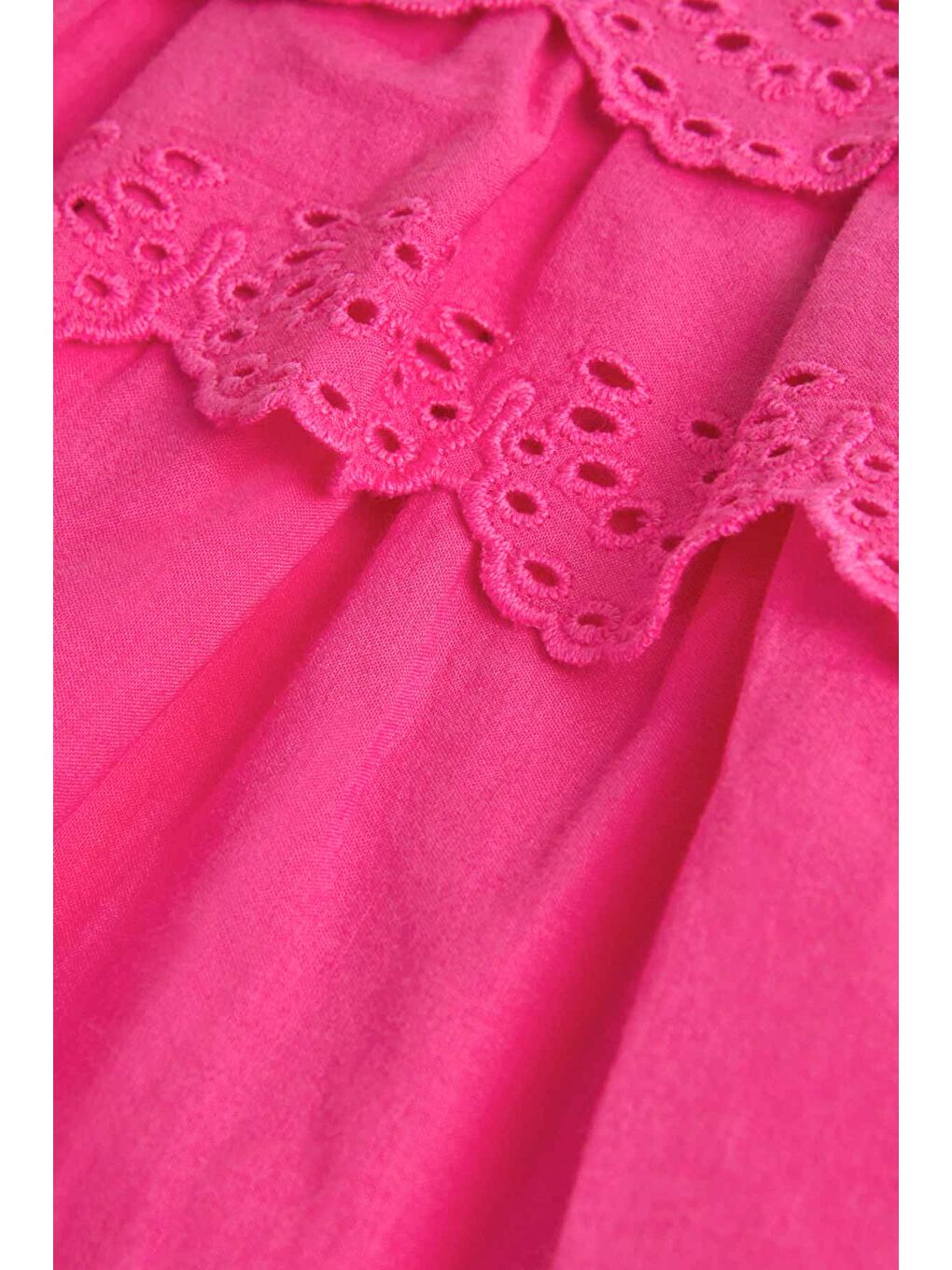 Pembe Kız Çocuk Elbise-5