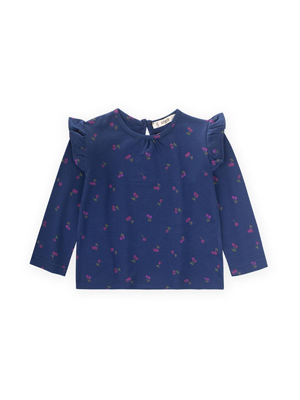 Uzun Kollu T-Shırt 1-7 Yaş Lacivert