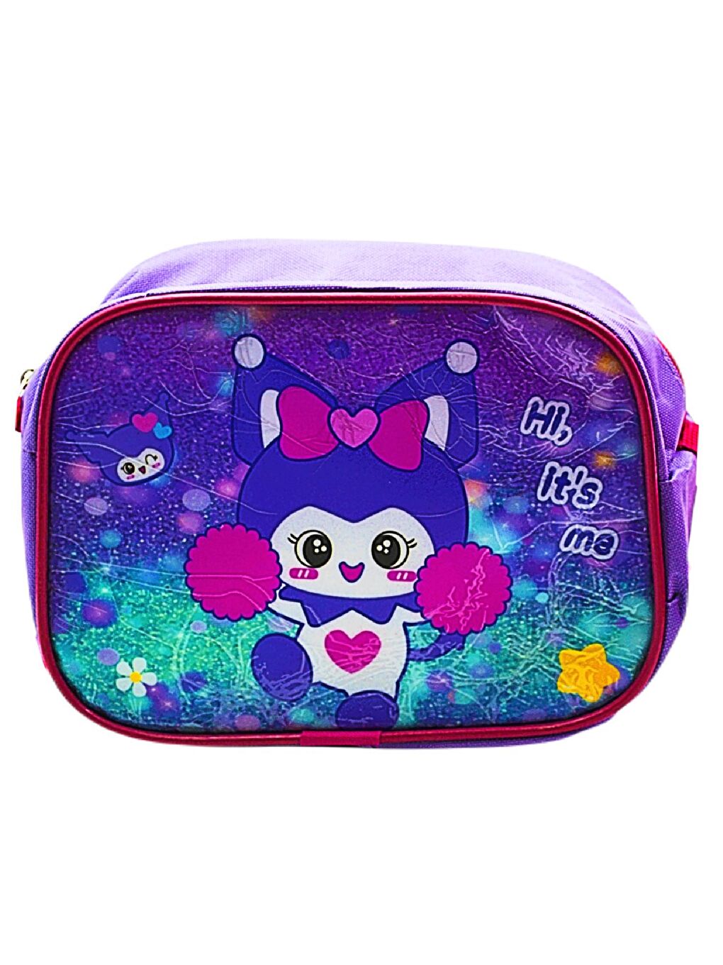 2 Bölmeli Kuromi Okul Sırt Çantası Ve Beslenme Çantası Mor KOD:1308-4
