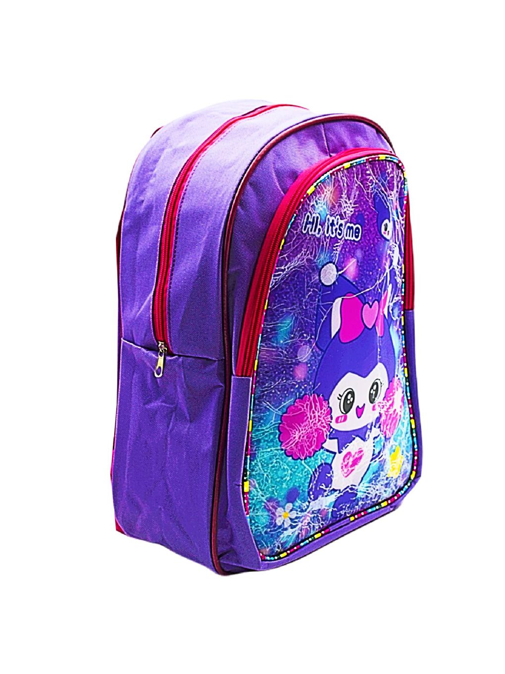 2 Bölmeli Kuromi Okul Sırt Çantası Ve Beslenme Çantası Mor KOD:1308-5