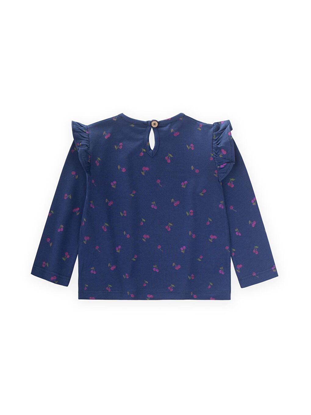 Uzun Kollu T-Shırt 1-7 Yaş Lacivert-1