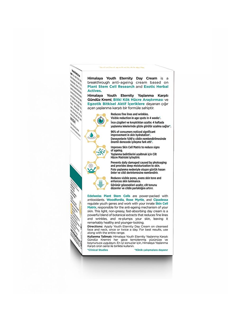 Himalaya Since 1930 Youth Eternity Yaşlanma Karşıtı Gündüz Kremi 50 ml, Nemlendirici, Dolgunlaştıcı, SPF 15, Yağsız - 1