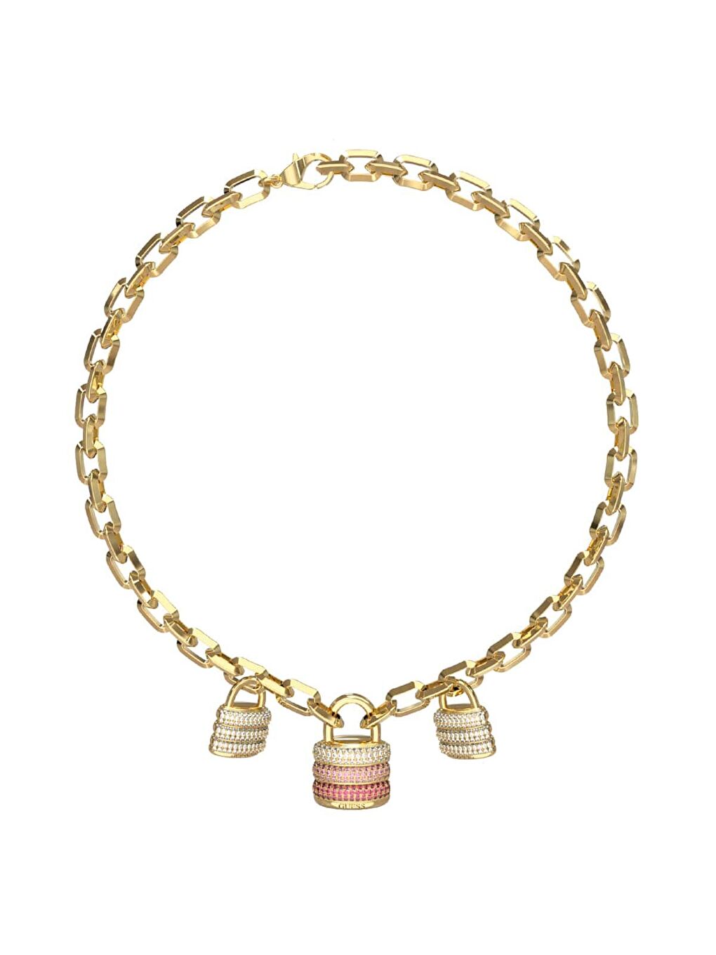 Sarı JGUJUBN05403JWYGPKTU Anahtar Kadın Kolye