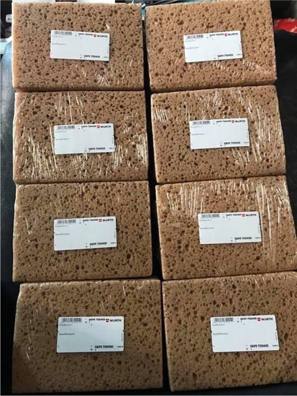 Kahverengi Würth 17x12x6cm Made in Germany Otomobil Oto Yıkama Parlatma Süngeri-6