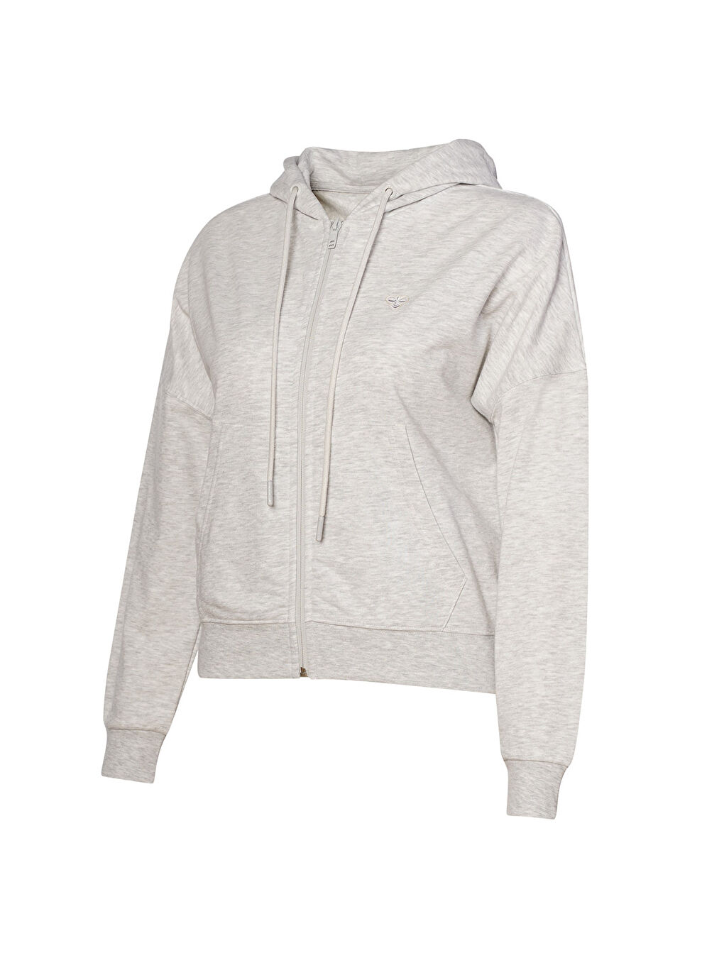 T-Ic Icona Kadın Gri Kapüşonlu Ceket