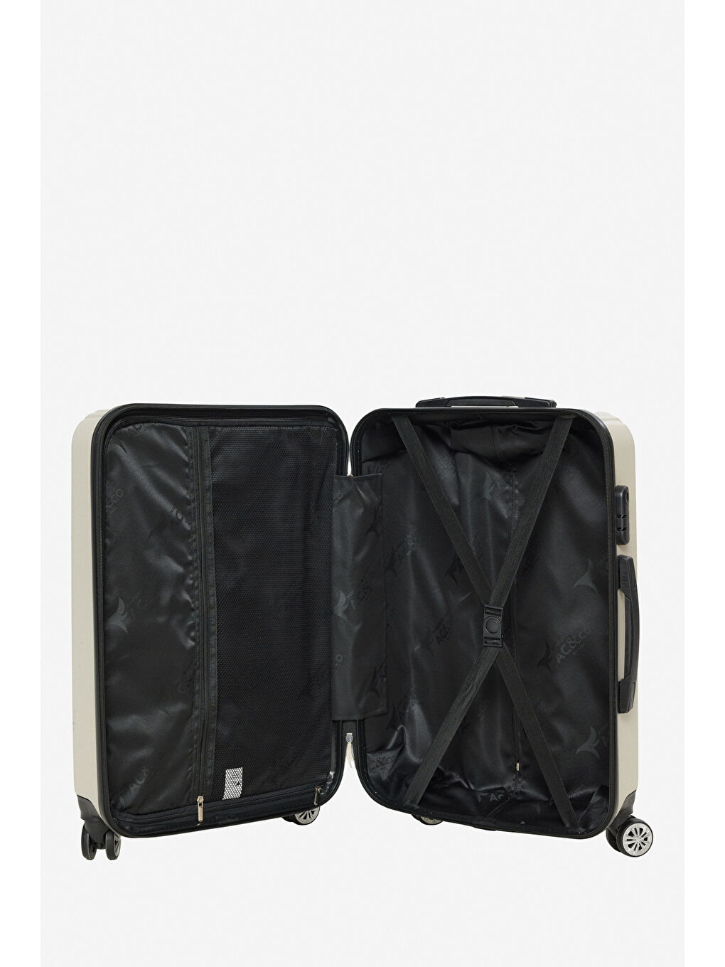 Erkek Bej-Gri Orta Boy Valiz-2