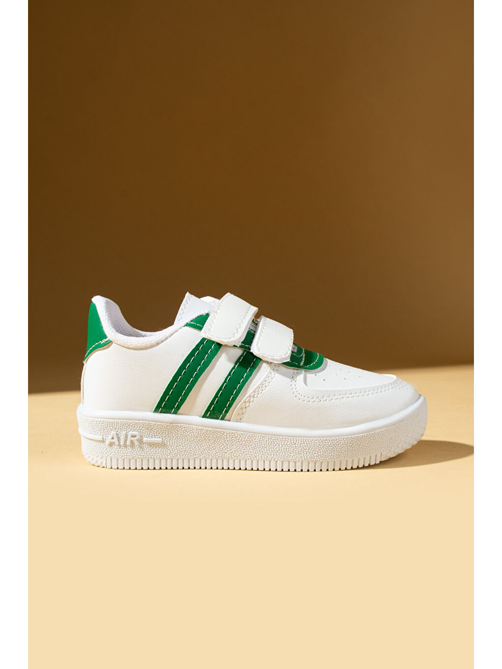 Beyaz Rahat Taban Cırtlı Çocuk Sneakers 001-700-23BTaban-2