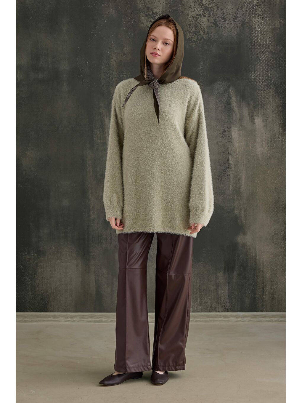 Yeşil Yumuşak Tüylü Kazak Çağla