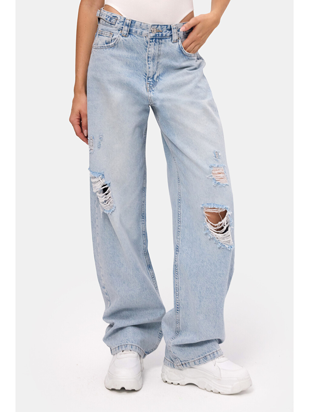Mavi Kadın Ice Lotus 12s6-3 Süper Baggy Fit Denim Jean