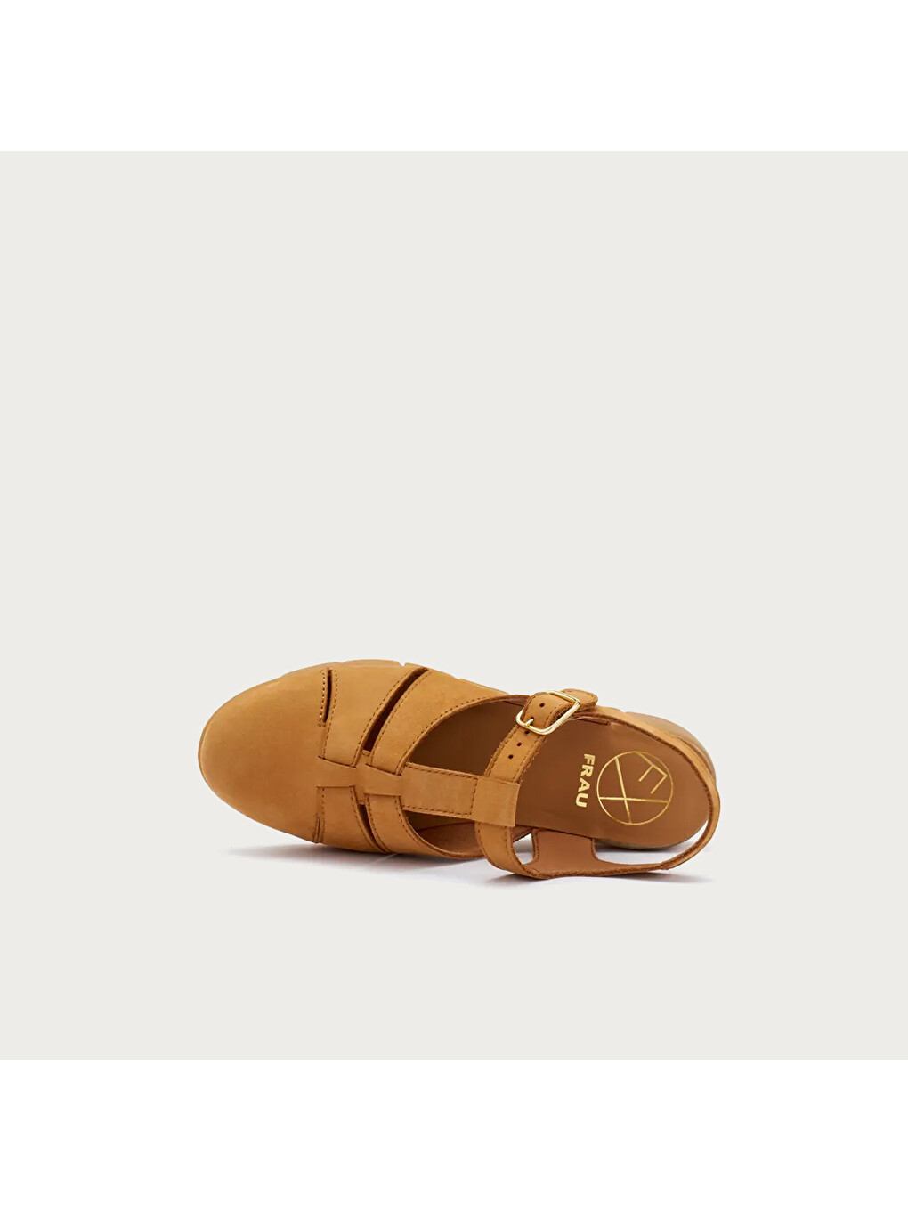 Kahverengi Kadın Sandalet 51H6 NABUK Caramel-3