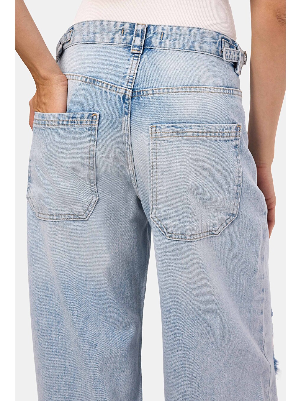 Mavi Kadın Ice Lotus 12s6-3 Süper Baggy Fit Denim Jean-1
