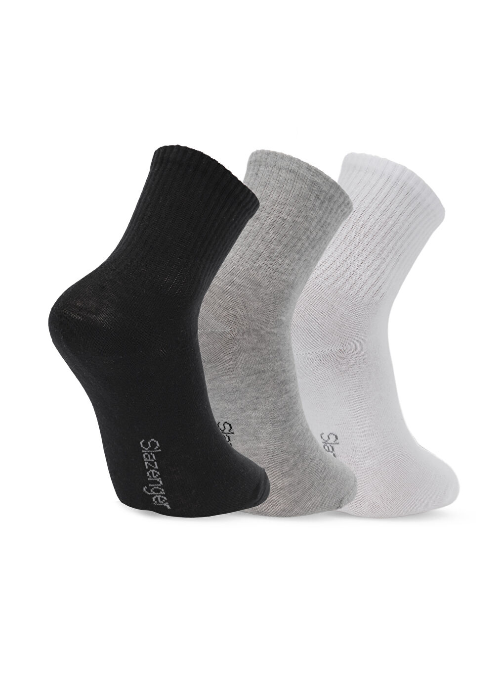 JUMPY 3 lü Erkek Siyah / Gri Çorap-1