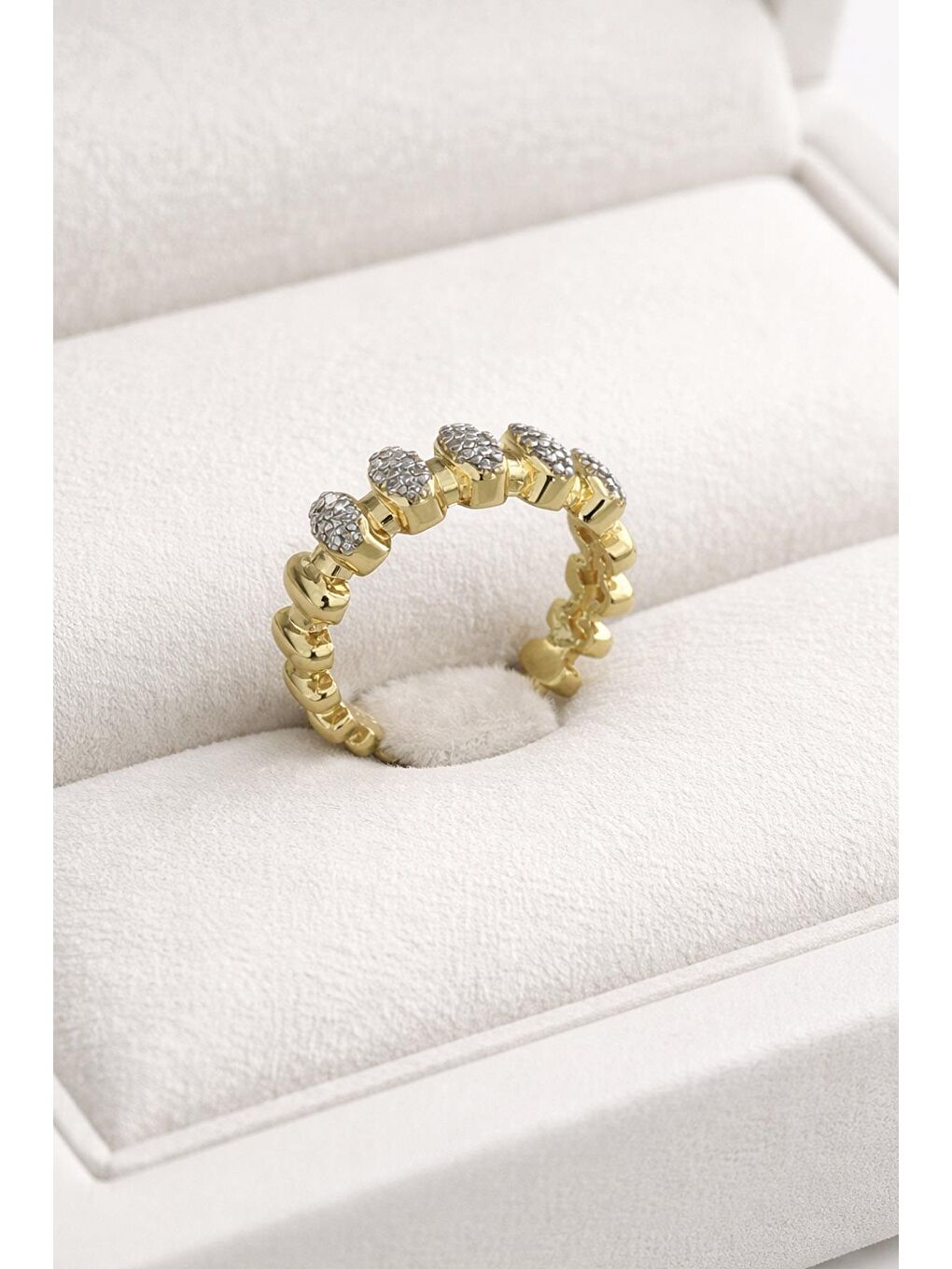 Sarı Zirkon Taşlı VIP Yüzük