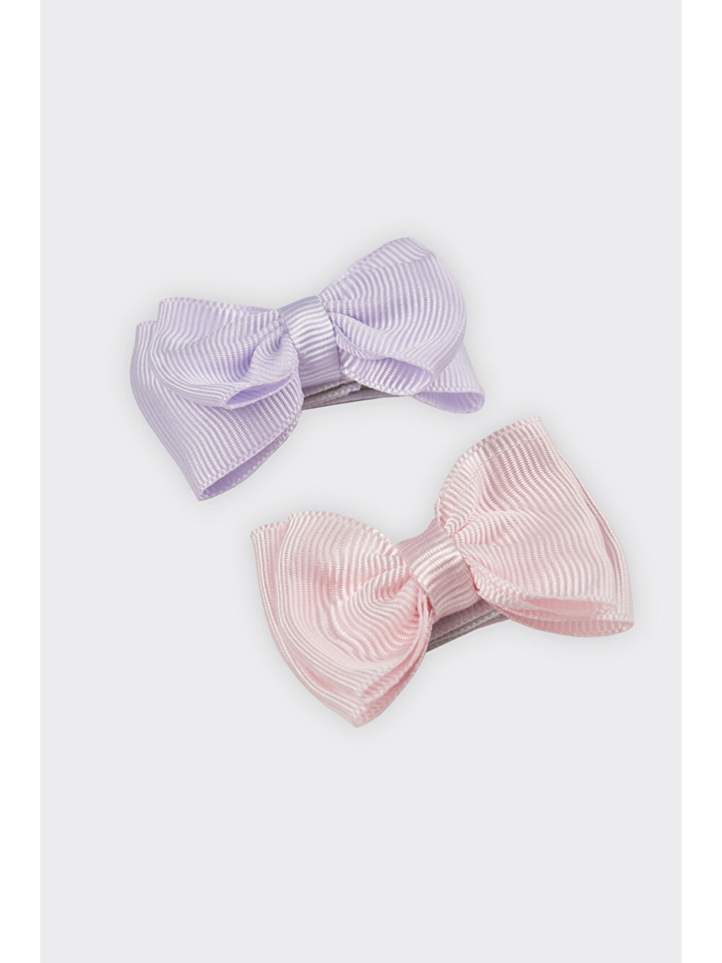 Karışık Kız Çocuk 2'li Renkli Kurdela Toka Set-1