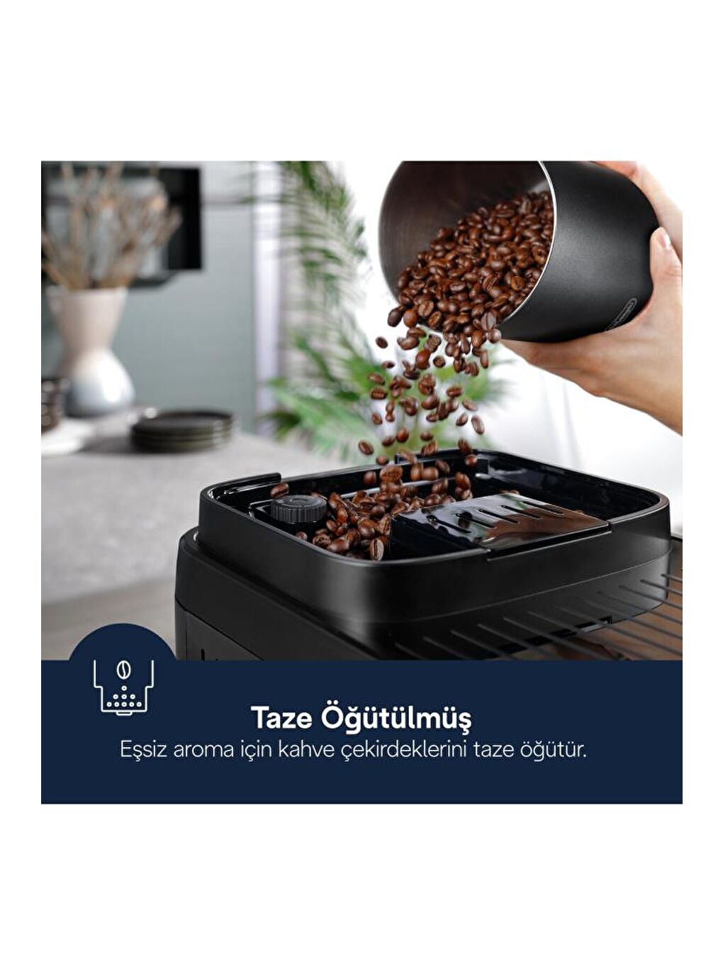 Magnifica Evo Next, ECAM310.60.B Tam Otomatik Espresso Kahve Makinesi-4