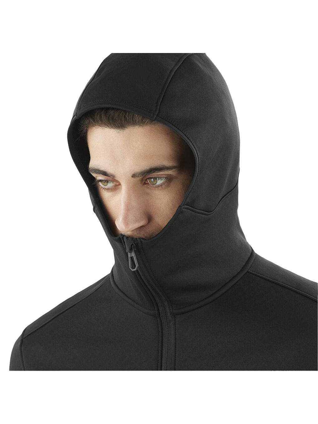 Outline Warm Erkek Siyah Fleece-2