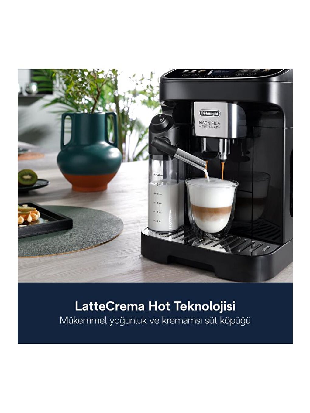 Magnifica Evo Next, ECAM310.60.B Tam Otomatik Espresso Kahve Makinesi-7