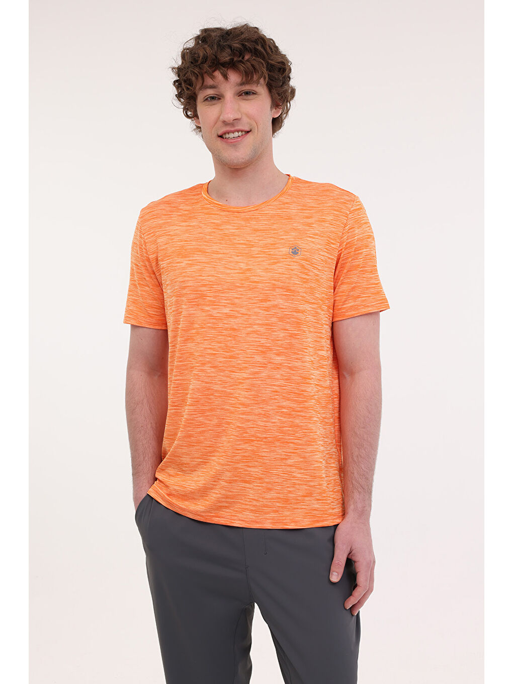 Turuncu MB CT1328 MLN T-SH 5FX TURUNCU MULINE Erkek Kısa Kol Tişört