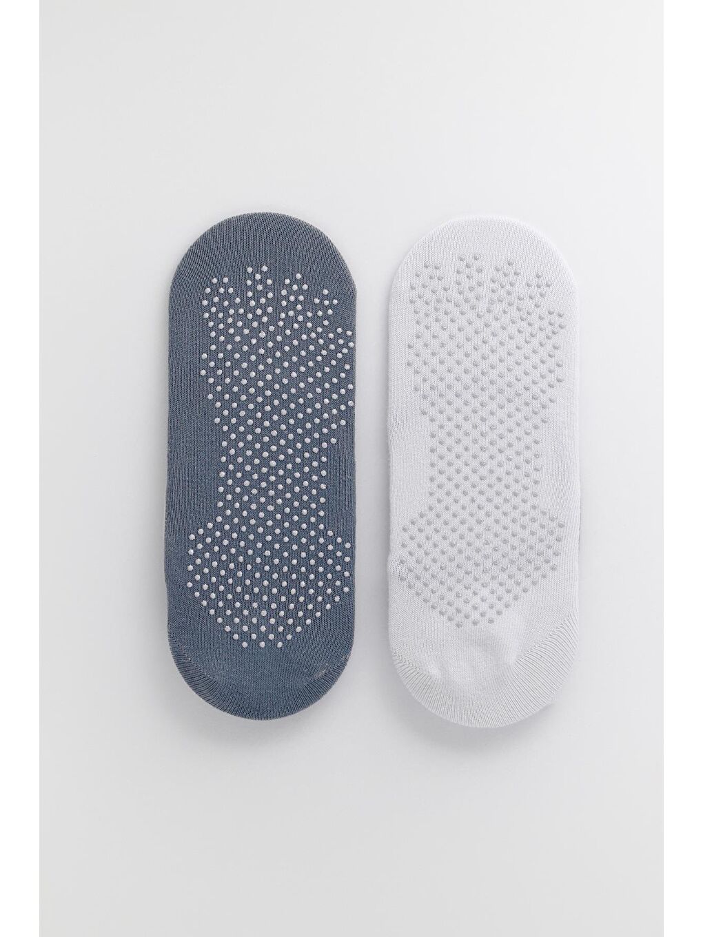 Kadın 2'Li Asta Yoga / Pilates Step Çorap Mavi / Açık Mavi-1