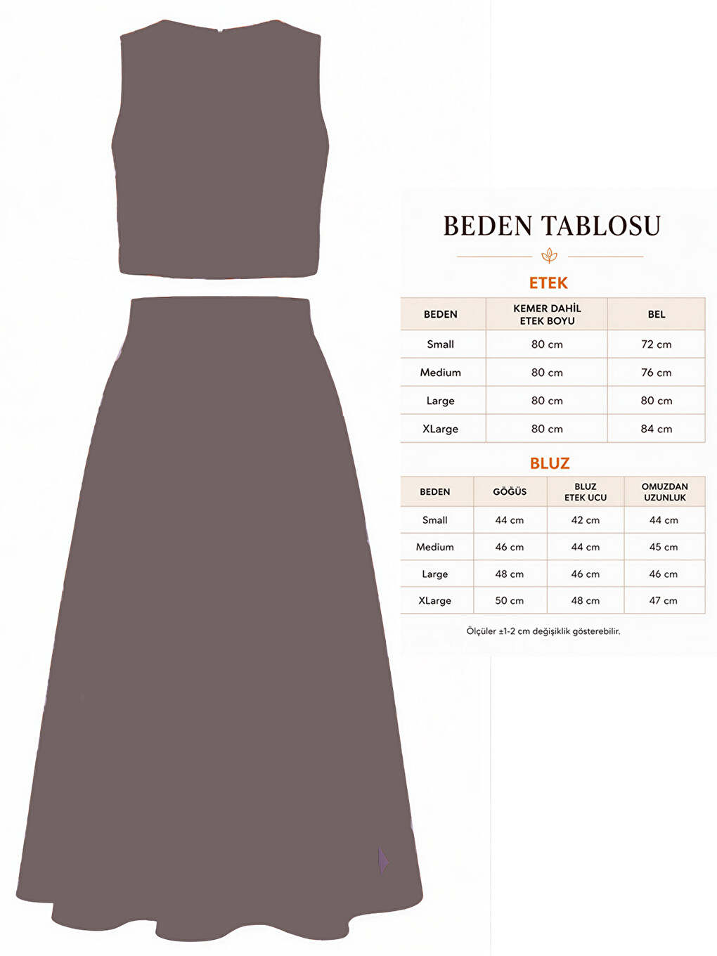 Kırmızı Beyaz Çizgili Midi Etek Ve Kolsuz Crop Bluz Takım-5
