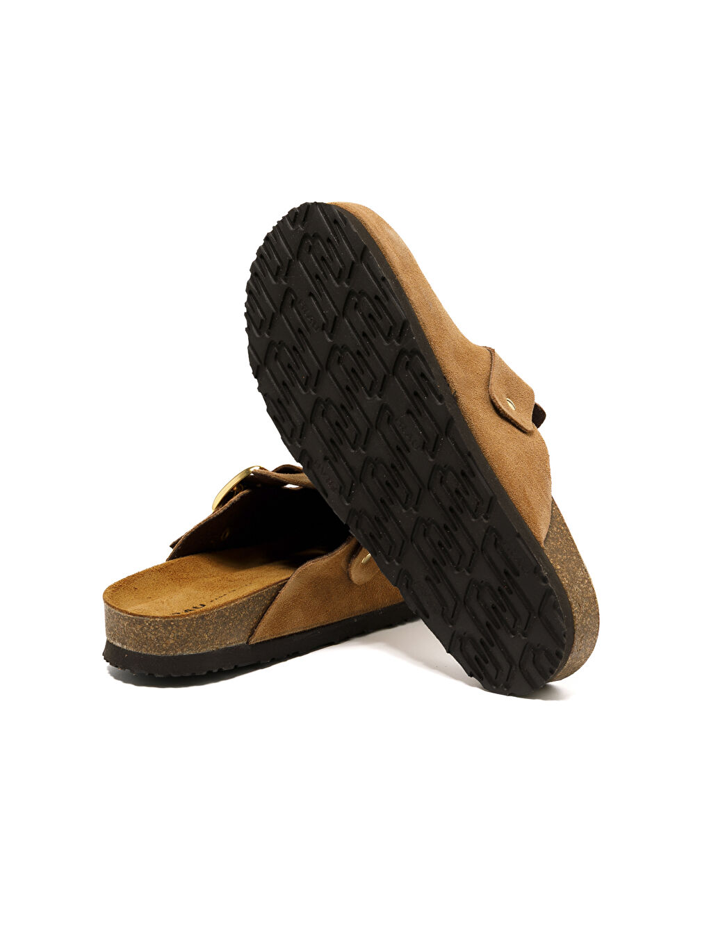 Kahverengi Kadın Terlik 17D5 VELOUR-S Terra (Brown)-4