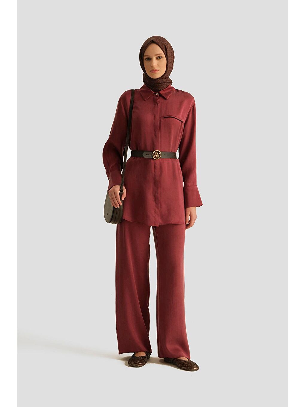 Cupra Palazzo Pantolon 25Yd4245-2 Bordo-1