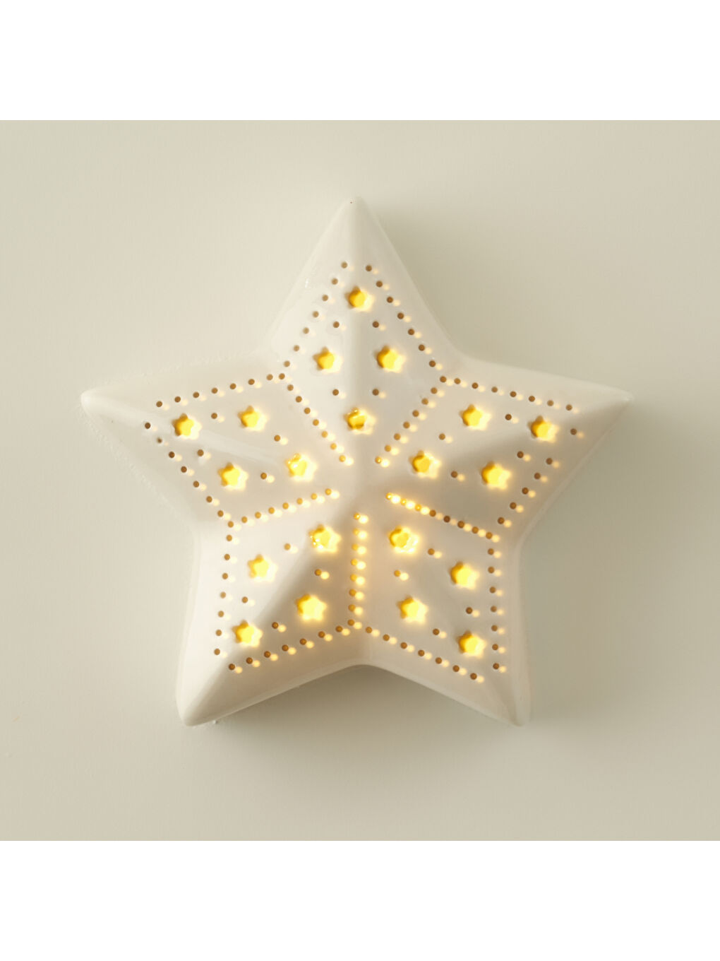 Star 2'li Yılbaşı Ledli Aydınlatma Beyaz (11x11x4 cm)-2