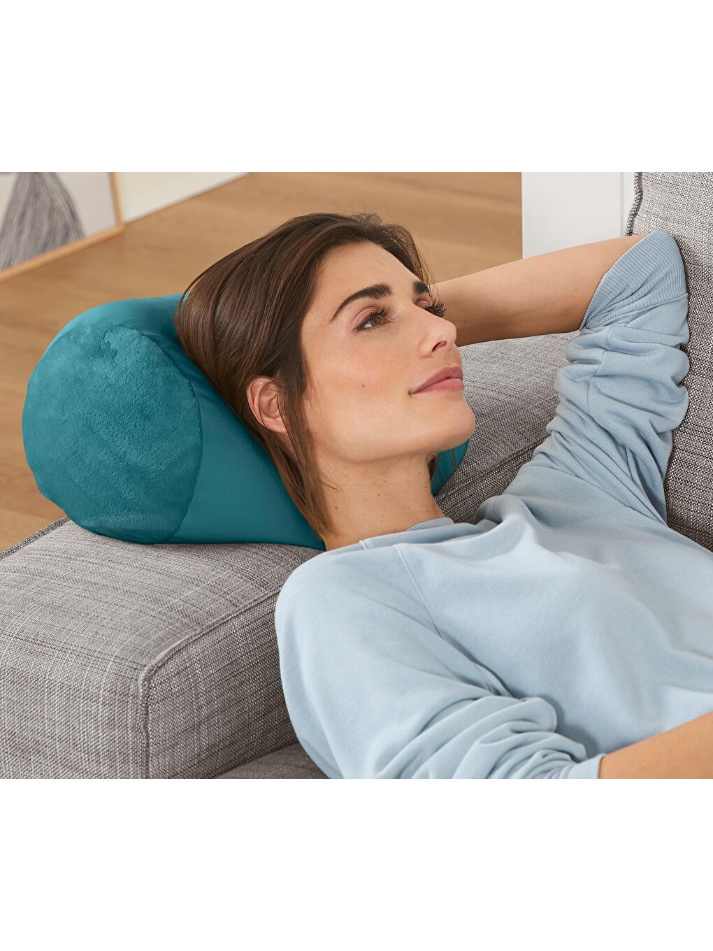 Renksiz Rahatlama Yastığı: Hüggli, Koyu Mavi