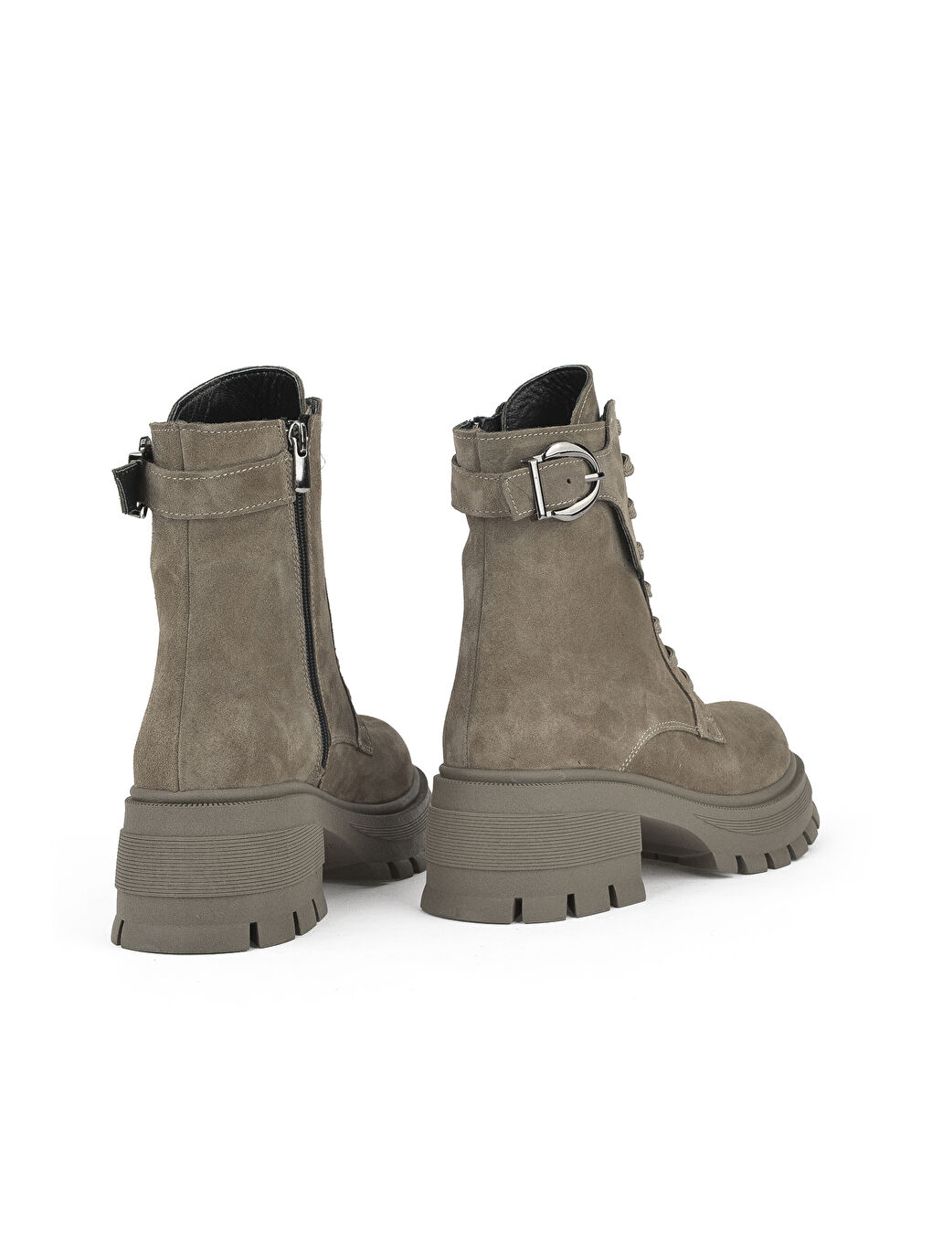 Bej Kadın Hakiki Deri Bot 153359Z6162 Vizon-2