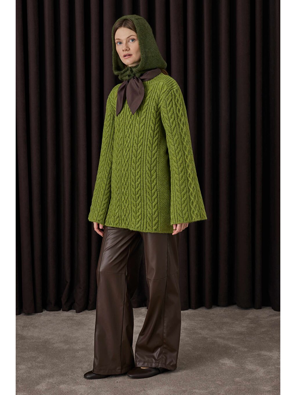 Yeşil Saç Örgülü Kazak Yosun-1