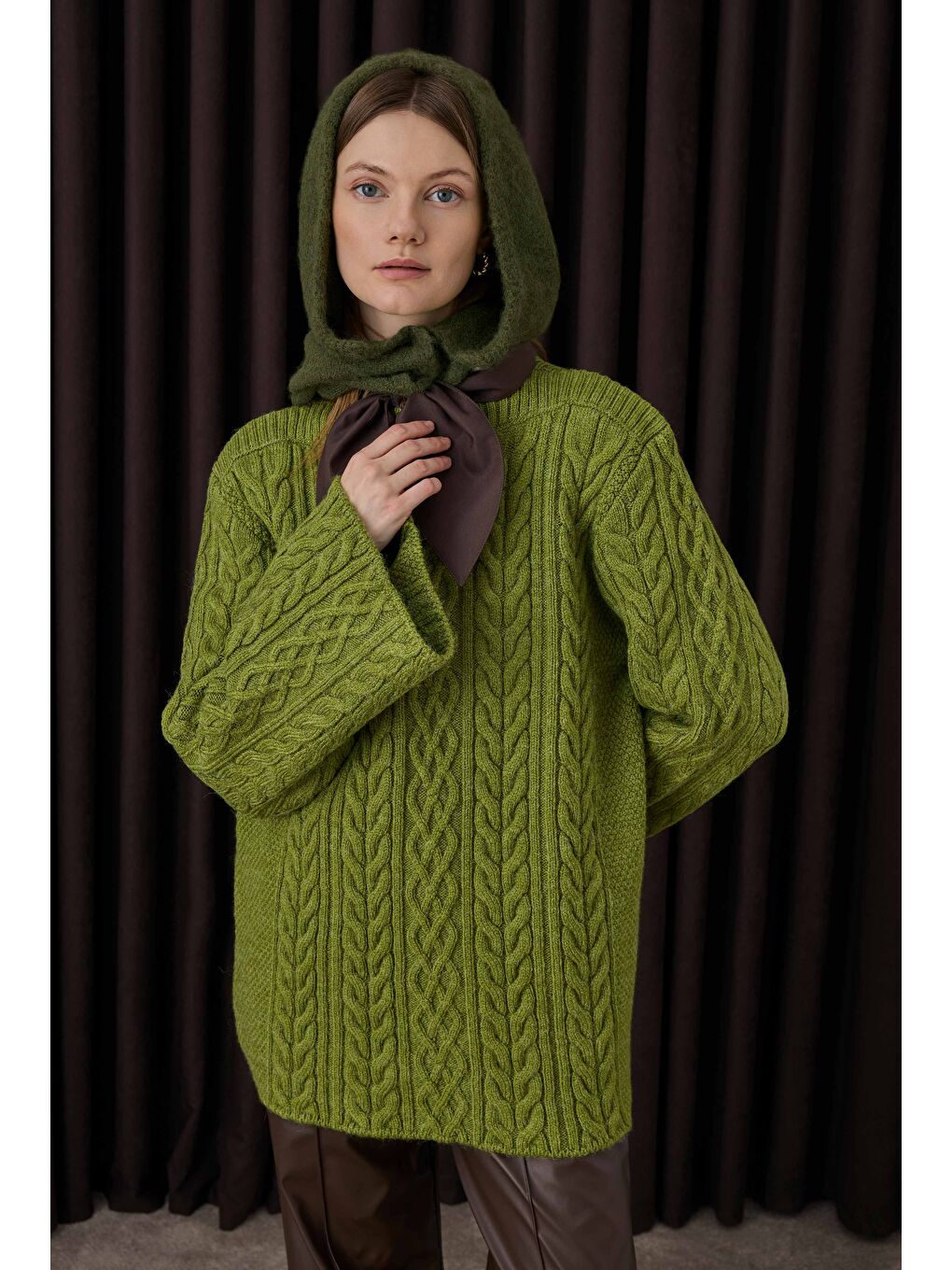 Yeşil Saç Örgülü Kazak Yosun-2