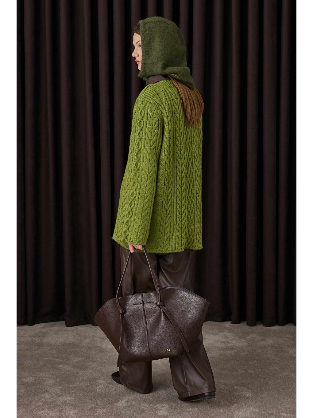 Yeşil Saç Örgülü Kazak Yosun-4