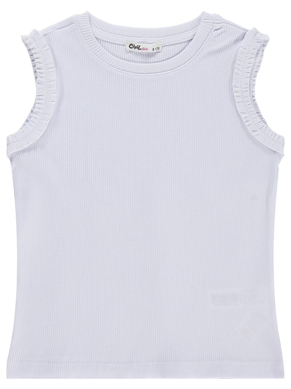 Girls Kaşkorse 6-9 Yaş Tişört - Beyaz
