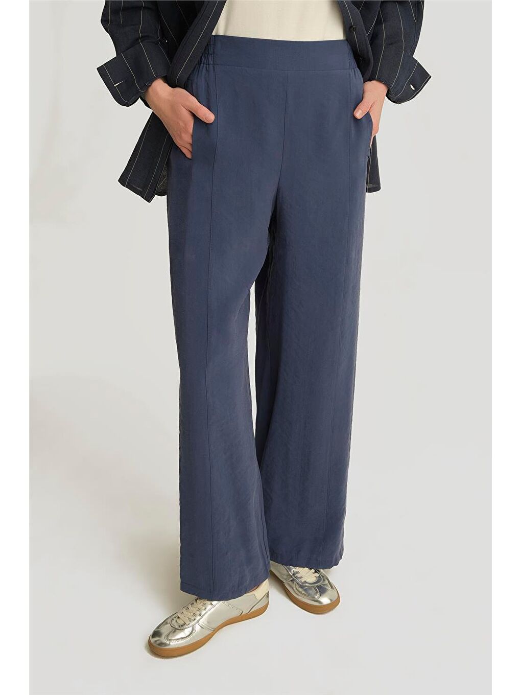 Mavi Modal Palazzo Pantolon 25Y2814 İndigo-2