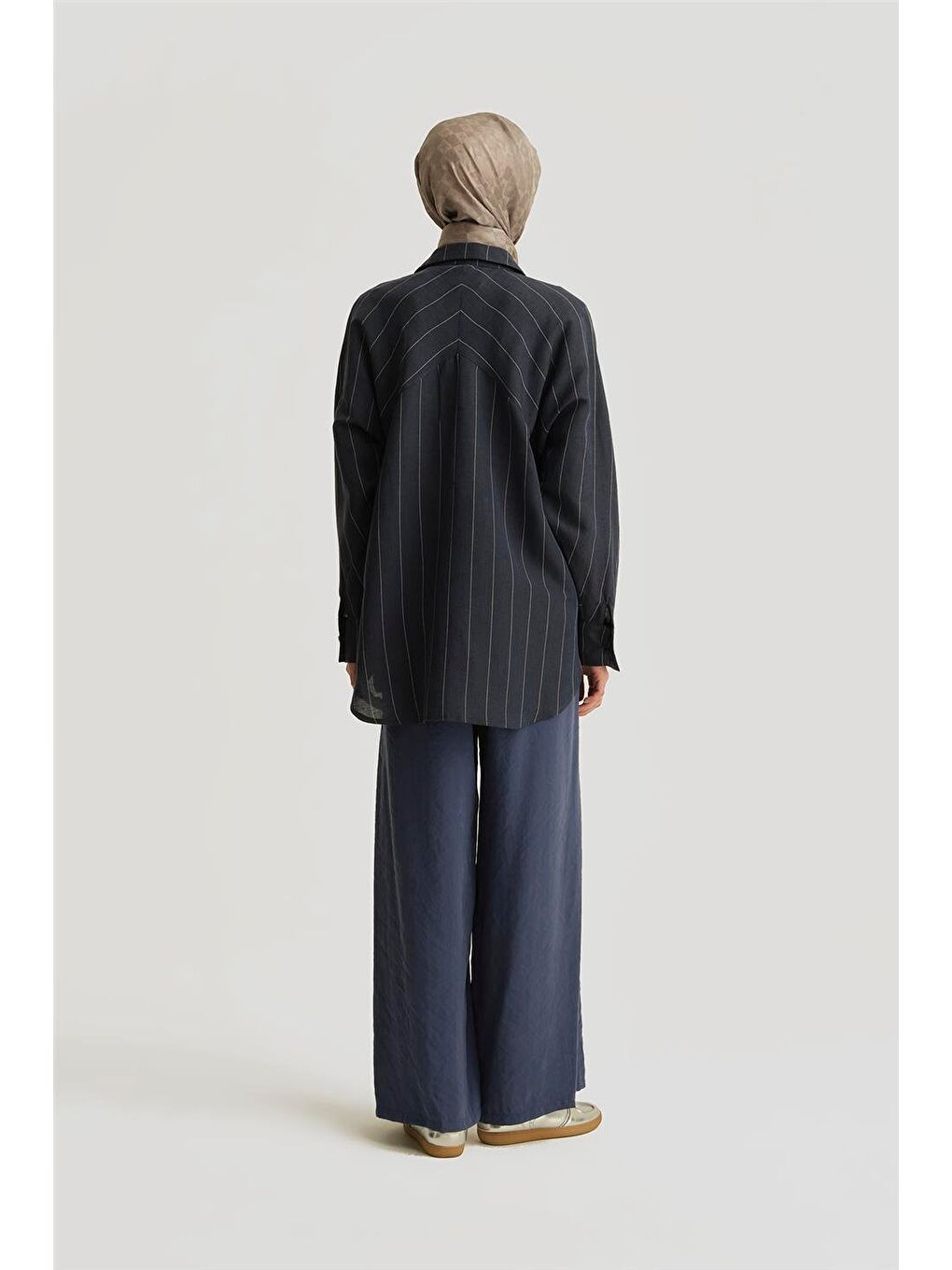 Mavi Modal Palazzo Pantolon 25Y2814 İndigo-3