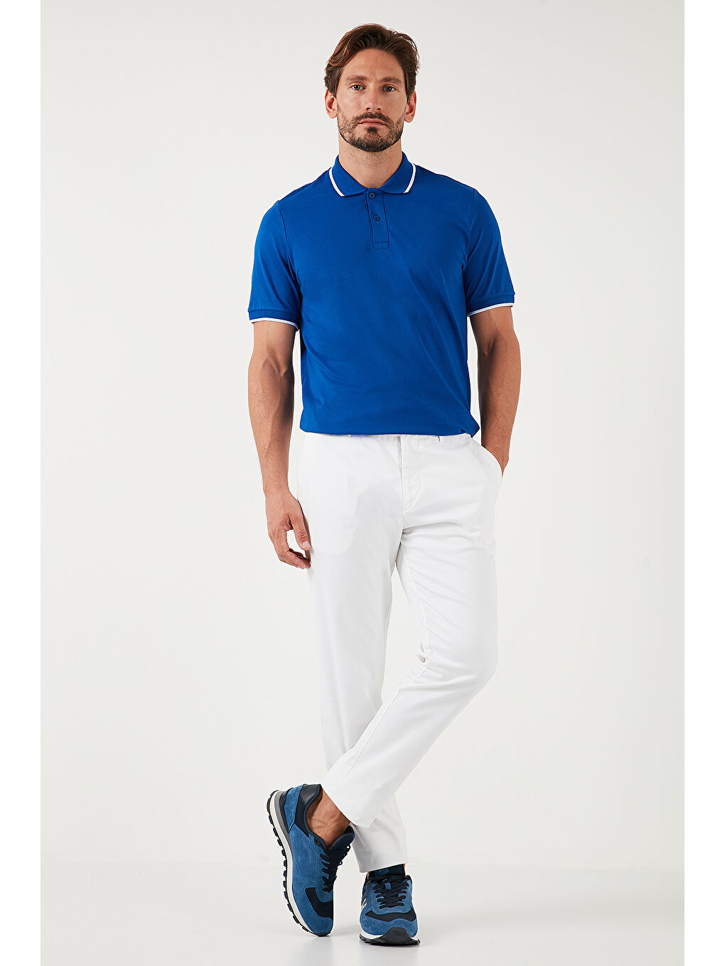 Buratti Saks Pamuklu Regular Fit Polo Yaka T Shirt 5902063 - 2