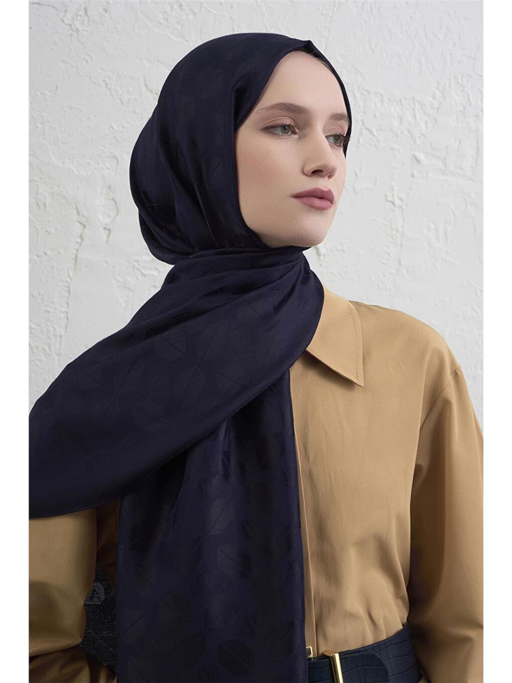 Lacivert Visse Şal 2 03-2