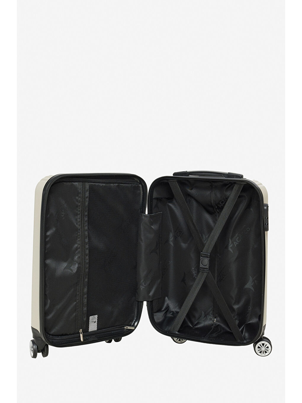 Erkek Bej-Gri Küçük Boy Valiz-2