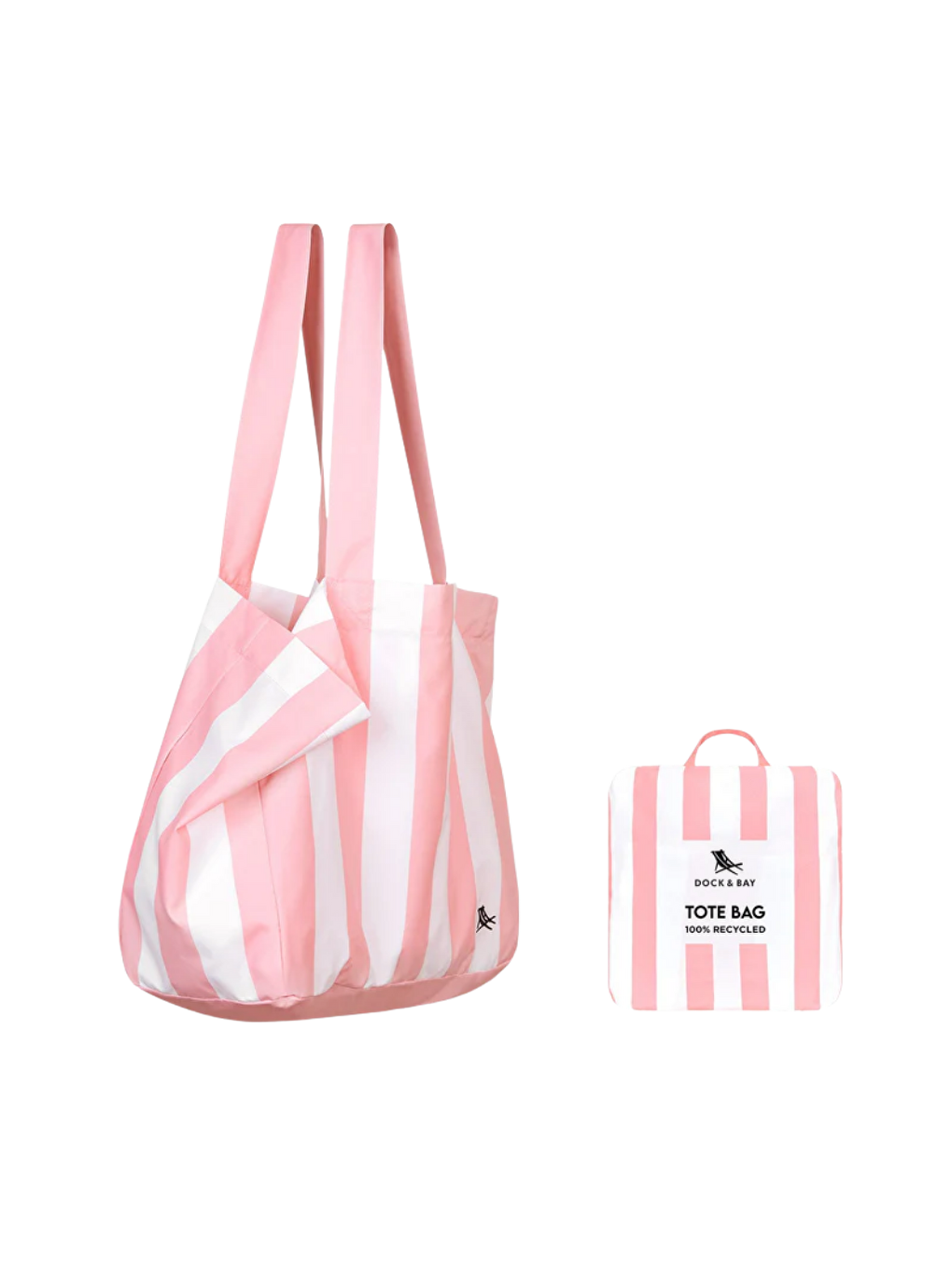 Pembe Dock And Bay Katlanabilir Çanta Cabana Malibu Pink