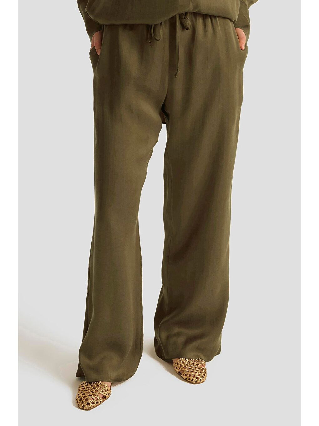 Cupra Palazzo Pantolon 25Yd4245-2 Haki-2