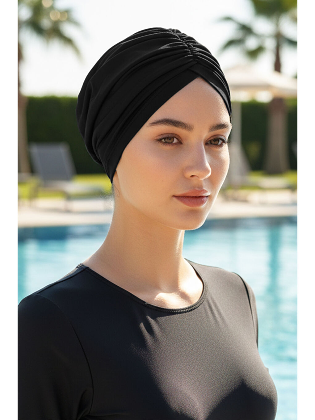 Havuz Deniz Bone R-989 Siyah-2