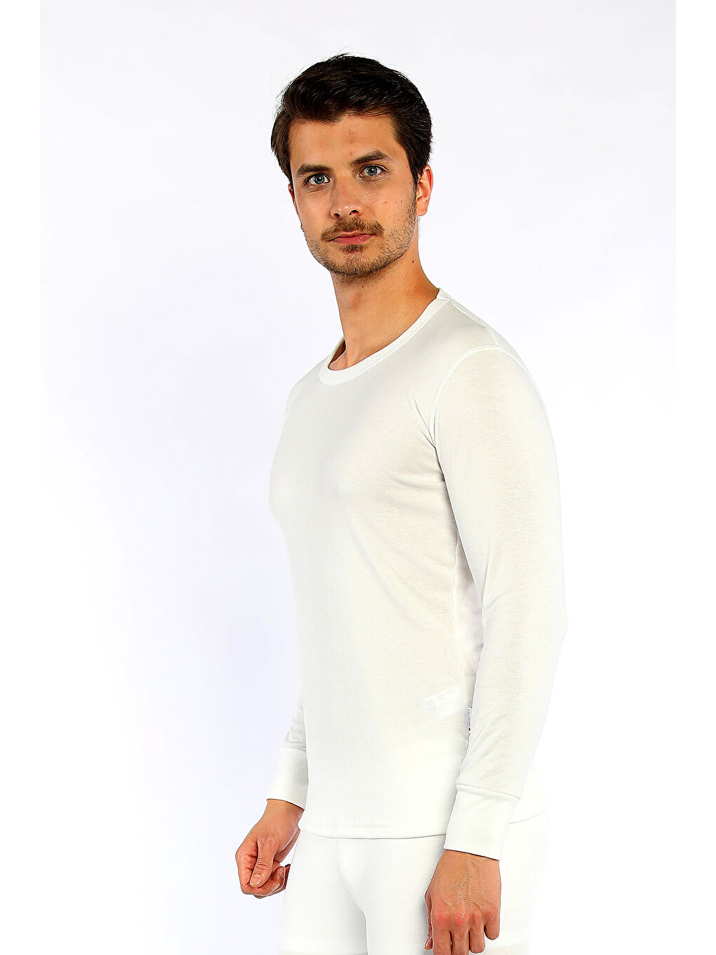 Ekru Heavy Unisex Uzunkol Termal Fanila EKRU-1