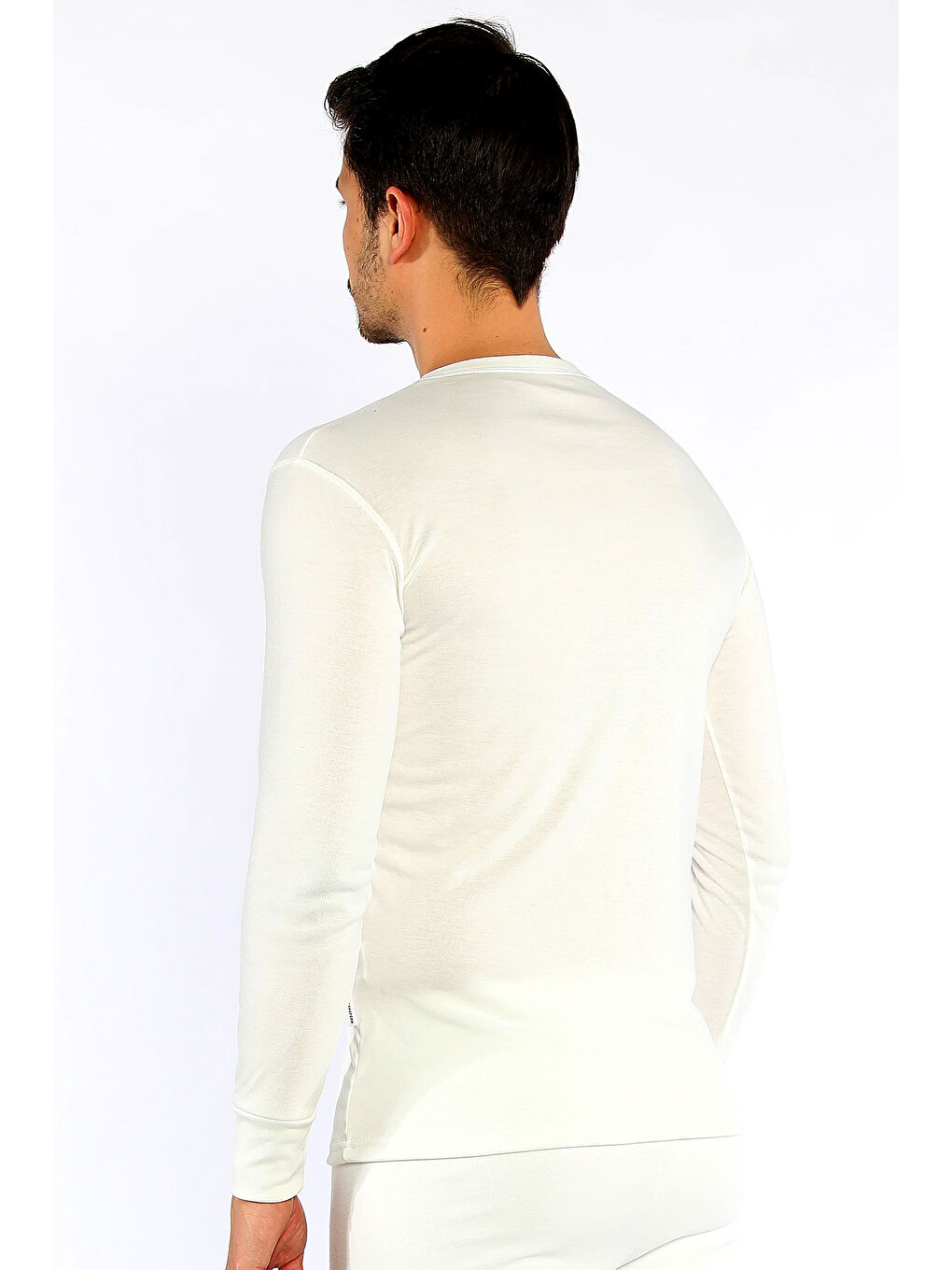 Ekru Heavy Unisex Uzunkol Termal Fanila EKRU-2