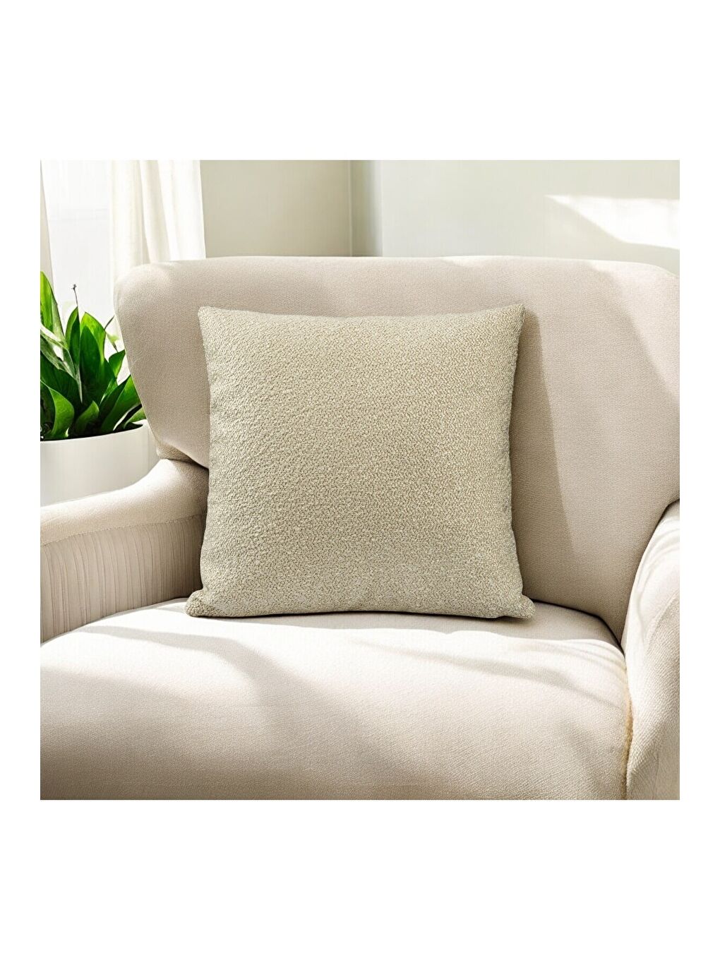 2’li Kırlent Kılıfı Seti – Labirent Dokuma (Lacivert) & Teddy Kabartmalı (43×43 cm)-2