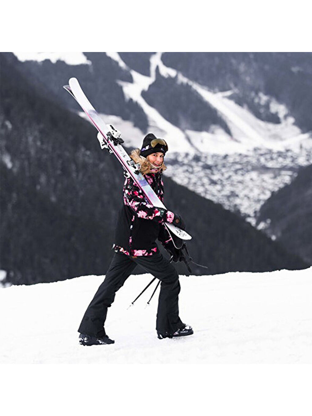 Nadia Pt Kadın Siyah Snowboard Pantolonu-3